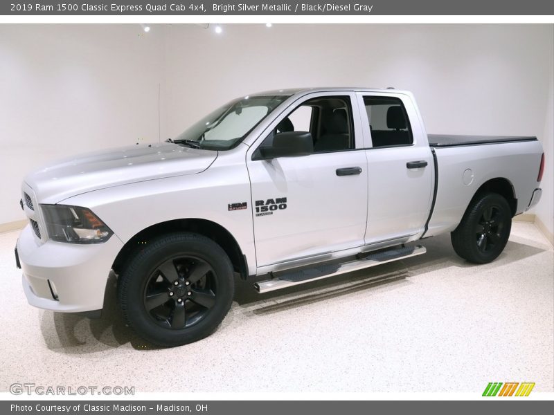 Bright Silver Metallic / Black/Diesel Gray 2019 Ram 1500 Classic Express Quad Cab 4x4