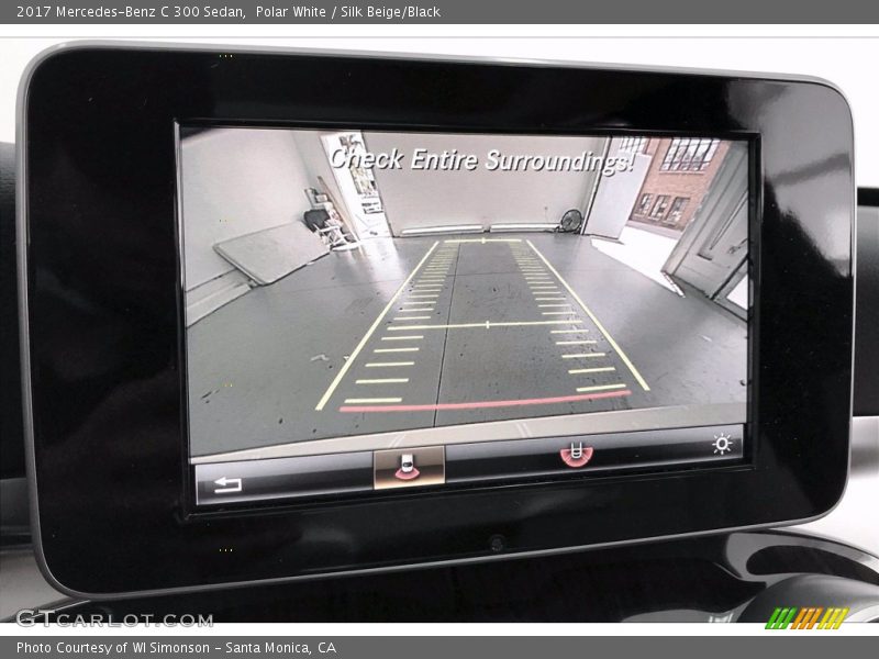 Polar White / Silk Beige/Black 2017 Mercedes-Benz C 300 Sedan
