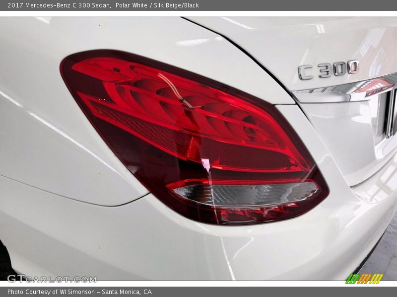 Polar White / Silk Beige/Black 2017 Mercedes-Benz C 300 Sedan