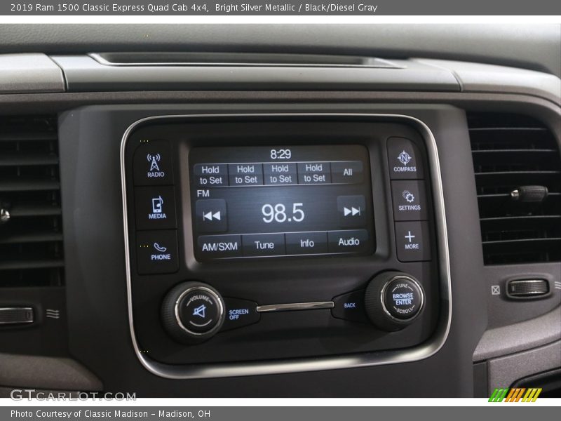 Bright Silver Metallic / Black/Diesel Gray 2019 Ram 1500 Classic Express Quad Cab 4x4