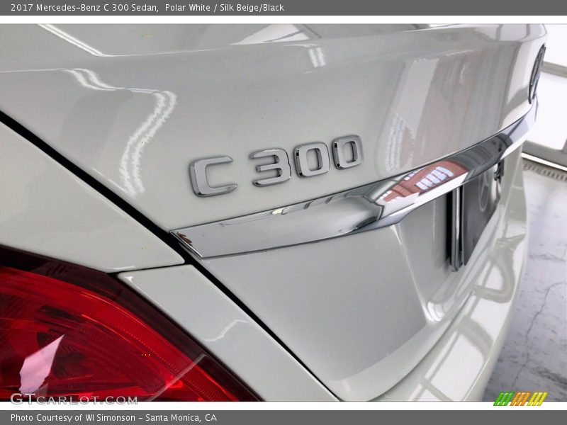 Polar White / Silk Beige/Black 2017 Mercedes-Benz C 300 Sedan