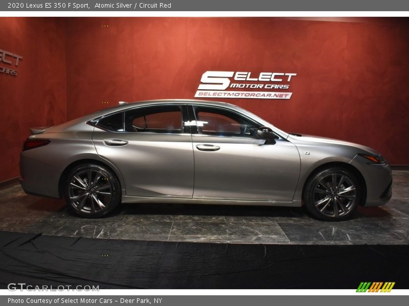 Atomic Silver / Circuit Red 2020 Lexus ES 350 F Sport