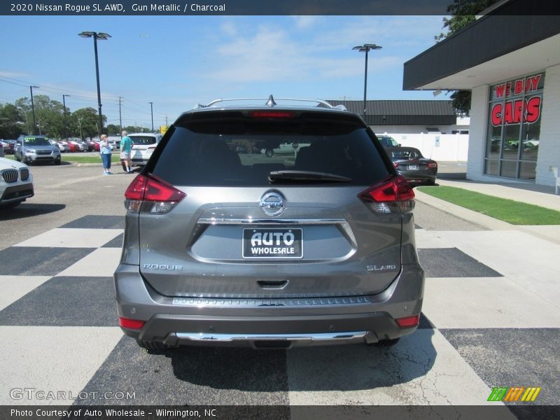 Gun Metallic / Charcoal 2020 Nissan Rogue SL AWD