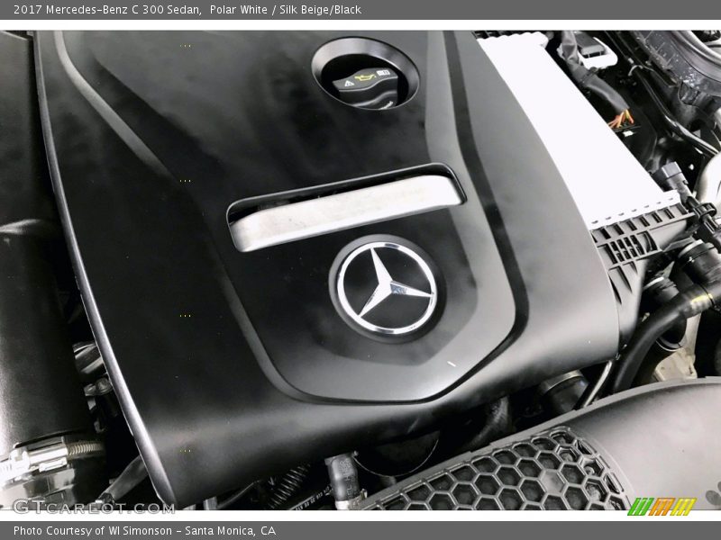 Polar White / Silk Beige/Black 2017 Mercedes-Benz C 300 Sedan