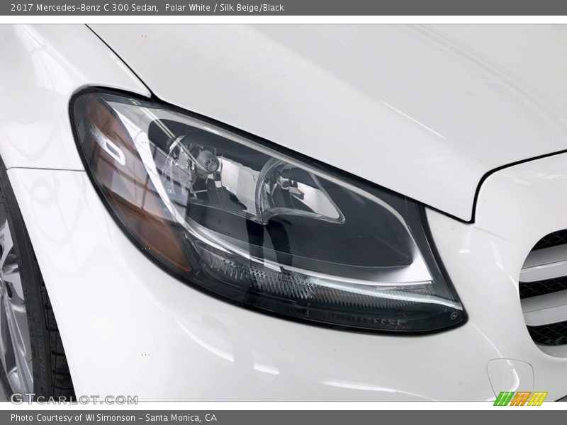 Polar White / Silk Beige/Black 2017 Mercedes-Benz C 300 Sedan