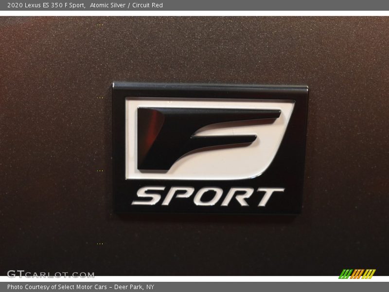 Atomic Silver / Circuit Red 2020 Lexus ES 350 F Sport