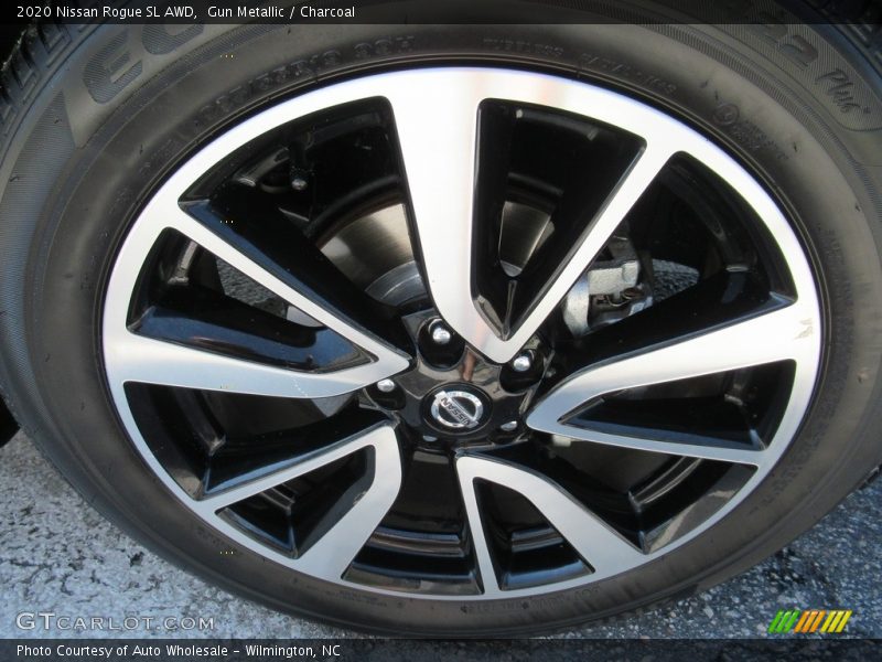 Gun Metallic / Charcoal 2020 Nissan Rogue SL AWD