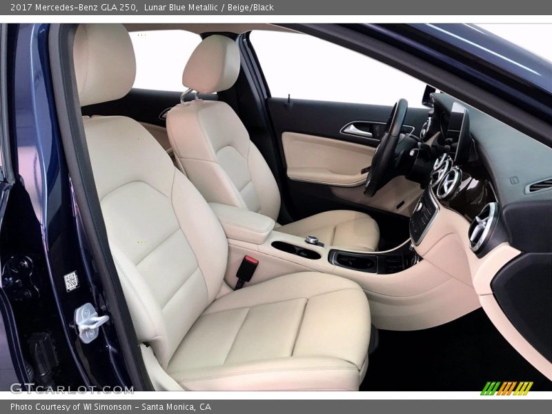 Lunar Blue Metallic / Beige/Black 2017 Mercedes-Benz GLA 250