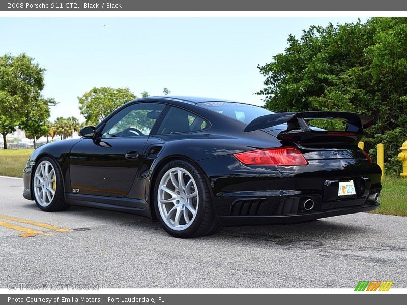 Black / Black 2008 Porsche 911 GT2