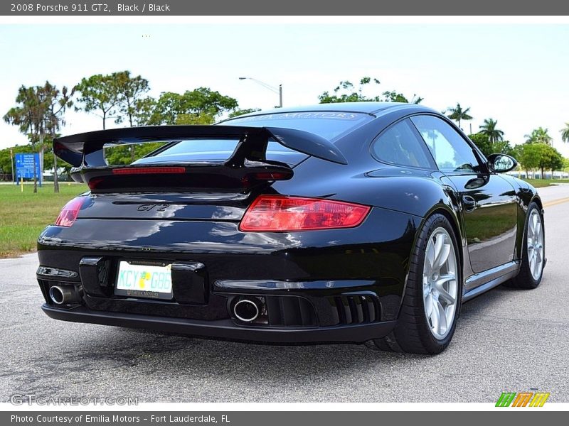 Black / Black 2008 Porsche 911 GT2