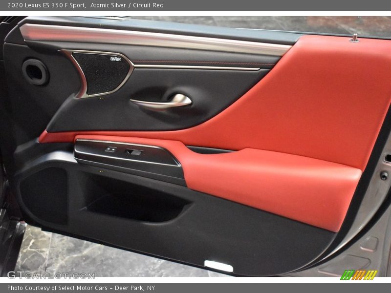 Atomic Silver / Circuit Red 2020 Lexus ES 350 F Sport