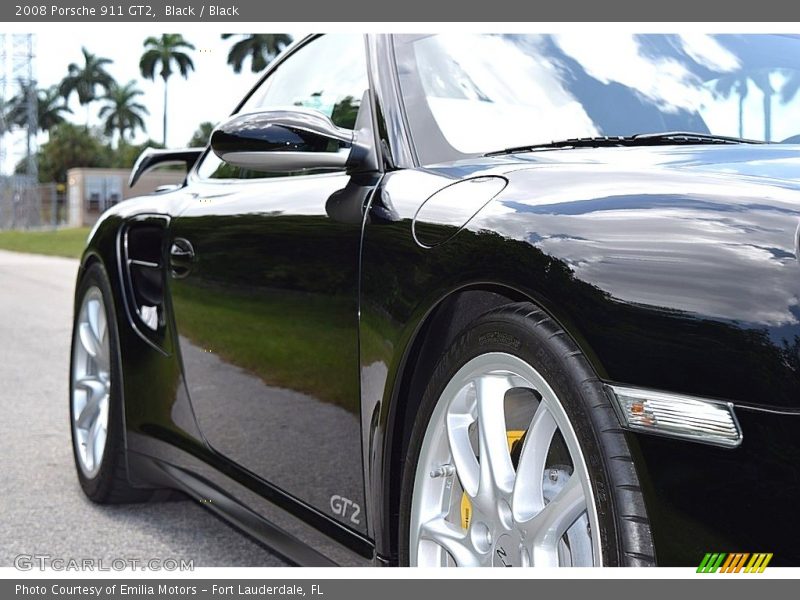 Black / Black 2008 Porsche 911 GT2
