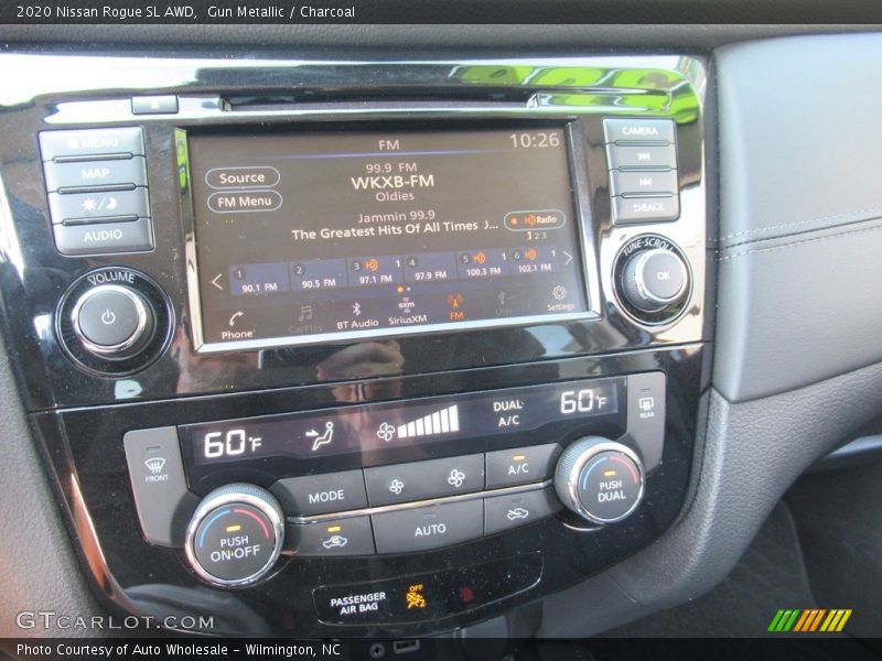 Gun Metallic / Charcoal 2020 Nissan Rogue SL AWD