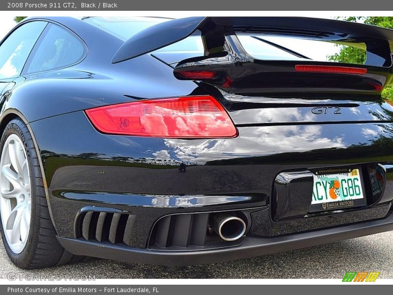 Black / Black 2008 Porsche 911 GT2