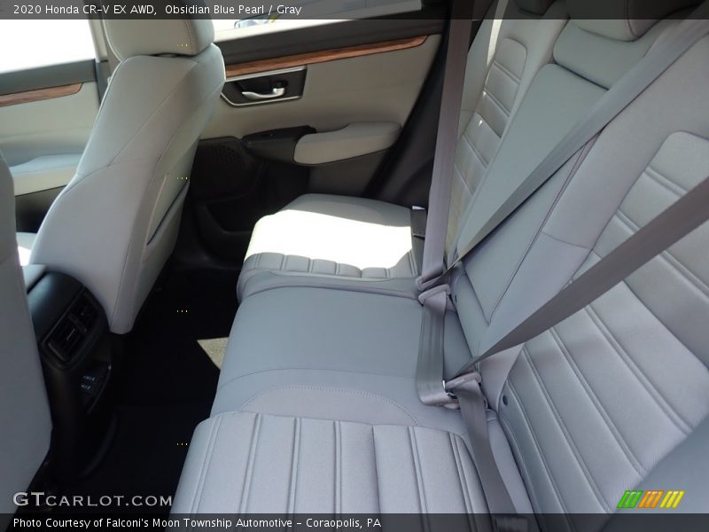 Obsidian Blue Pearl / Gray 2020 Honda CR-V EX AWD