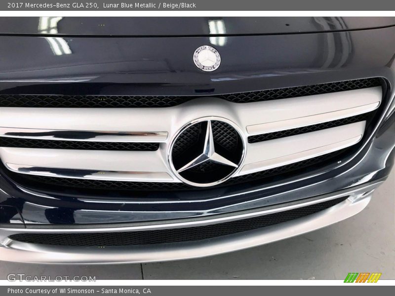 Lunar Blue Metallic / Beige/Black 2017 Mercedes-Benz GLA 250