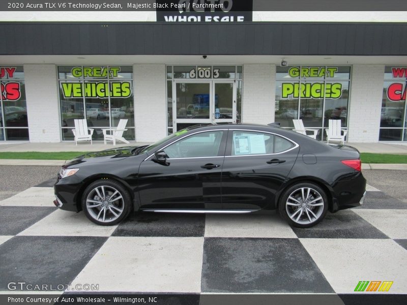 Majestic Black Pearl / Parchment 2020 Acura TLX V6 Technology Sedan