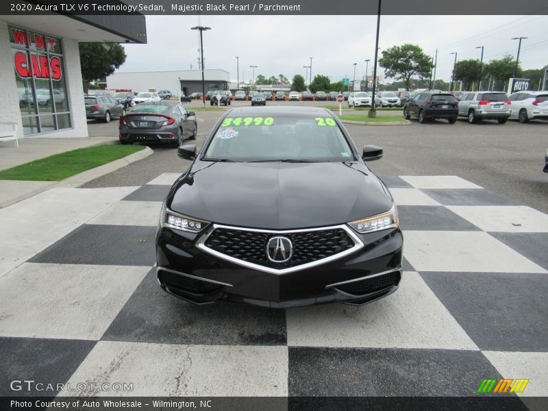 Majestic Black Pearl / Parchment 2020 Acura TLX V6 Technology Sedan