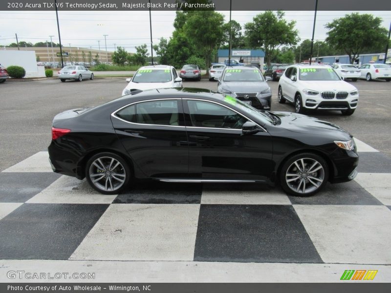 Majestic Black Pearl / Parchment 2020 Acura TLX V6 Technology Sedan
