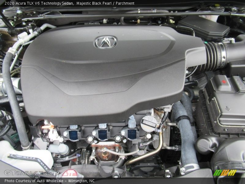 Majestic Black Pearl / Parchment 2020 Acura TLX V6 Technology Sedan
