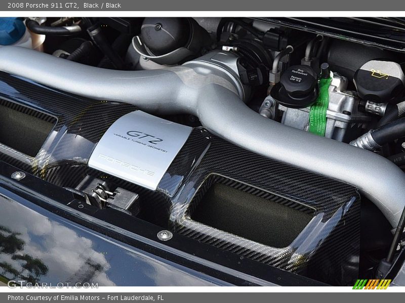  2008 911 GT2 Engine - 3.6 Liter Twin-Turbocharged DOHC 24V VarioCam Flat 6 Cylinder