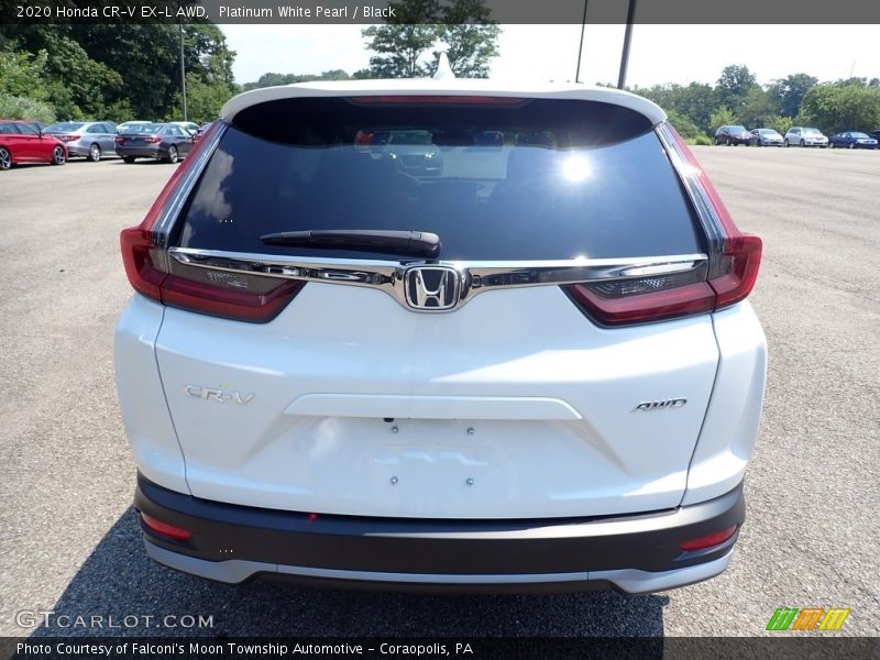 Platinum White Pearl / Black 2020 Honda CR-V EX-L AWD