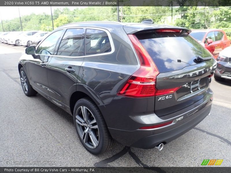 Pine Grey Metallic / Blonde 2020 Volvo XC60 T5 AWD Momentum