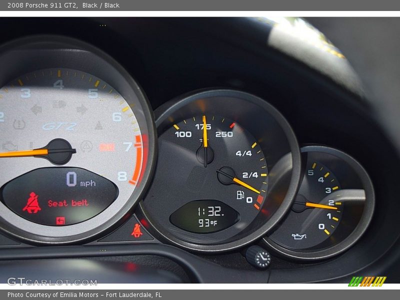  2008 911 GT2 GT2 Gauges