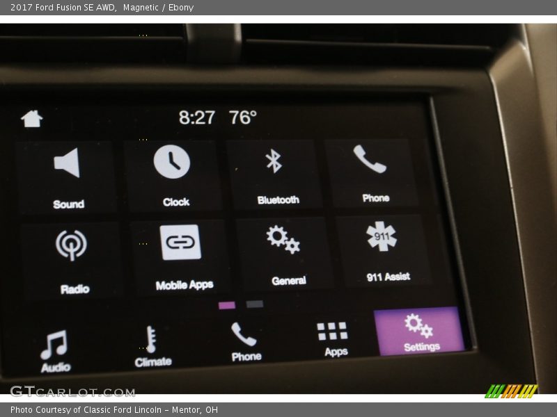 Magnetic / Ebony 2017 Ford Fusion SE AWD