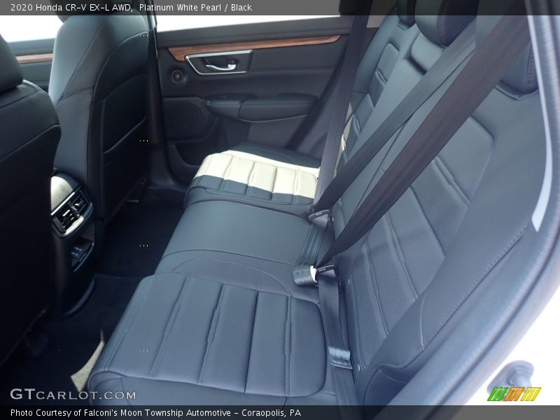 Platinum White Pearl / Black 2020 Honda CR-V EX-L AWD