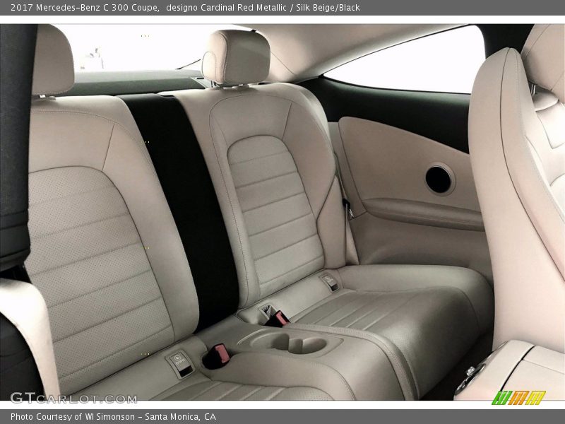designo Cardinal Red Metallic / Silk Beige/Black 2017 Mercedes-Benz C 300 Coupe
