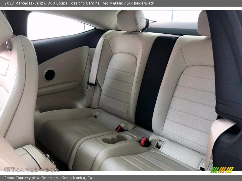 designo Cardinal Red Metallic / Silk Beige/Black 2017 Mercedes-Benz C 300 Coupe