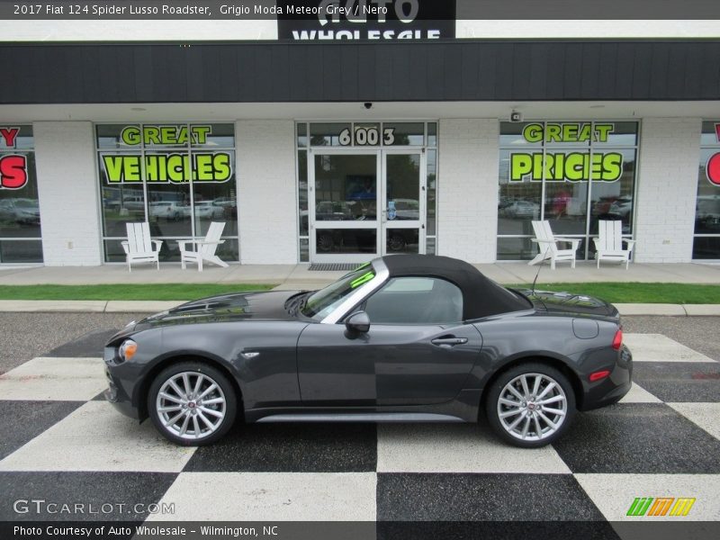 Grigio Moda Meteor Grey / Nero 2017 Fiat 124 Spider Lusso Roadster