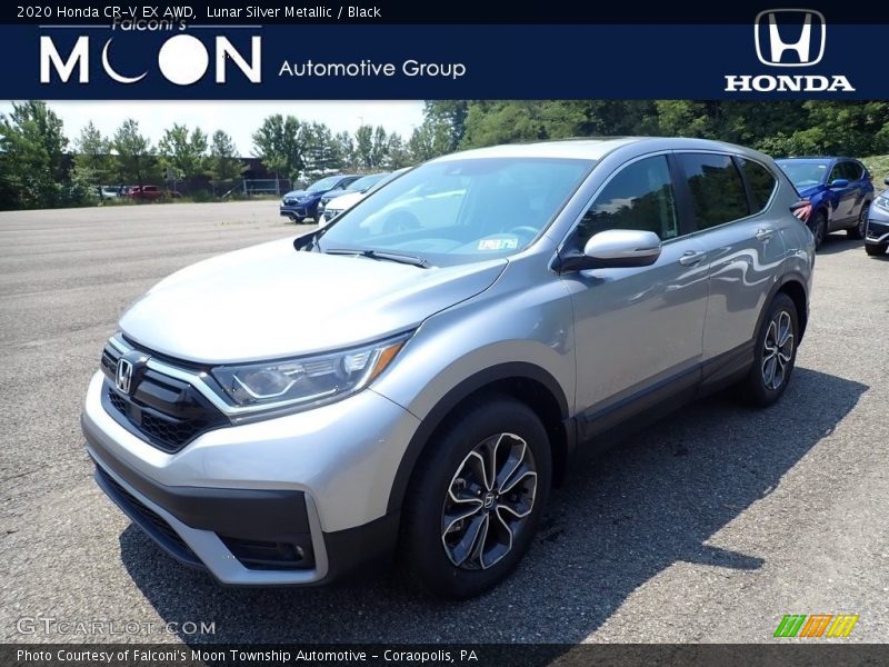 Lunar Silver Metallic / Black 2020 Honda CR-V EX AWD