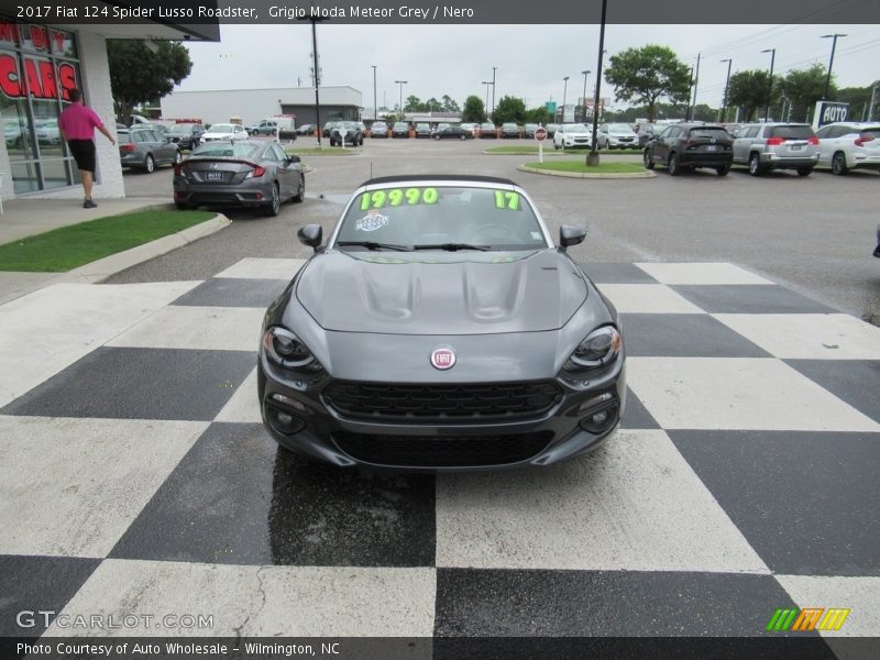 Grigio Moda Meteor Grey / Nero 2017 Fiat 124 Spider Lusso Roadster