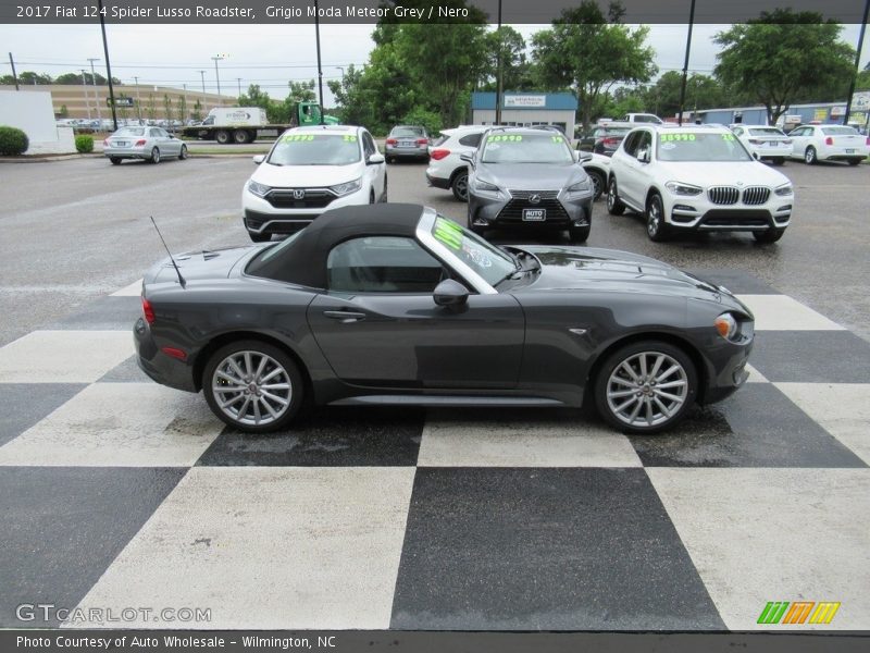 Grigio Moda Meteor Grey / Nero 2017 Fiat 124 Spider Lusso Roadster