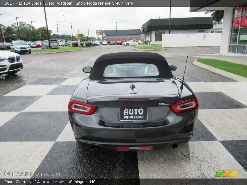 Grigio Moda Meteor Grey / Nero 2017 Fiat 124 Spider Lusso Roadster