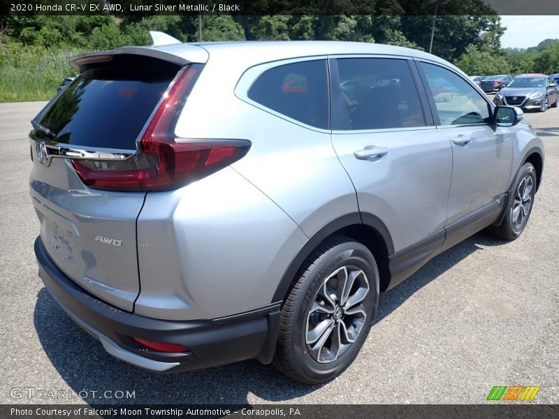 Lunar Silver Metallic / Black 2020 Honda CR-V EX AWD