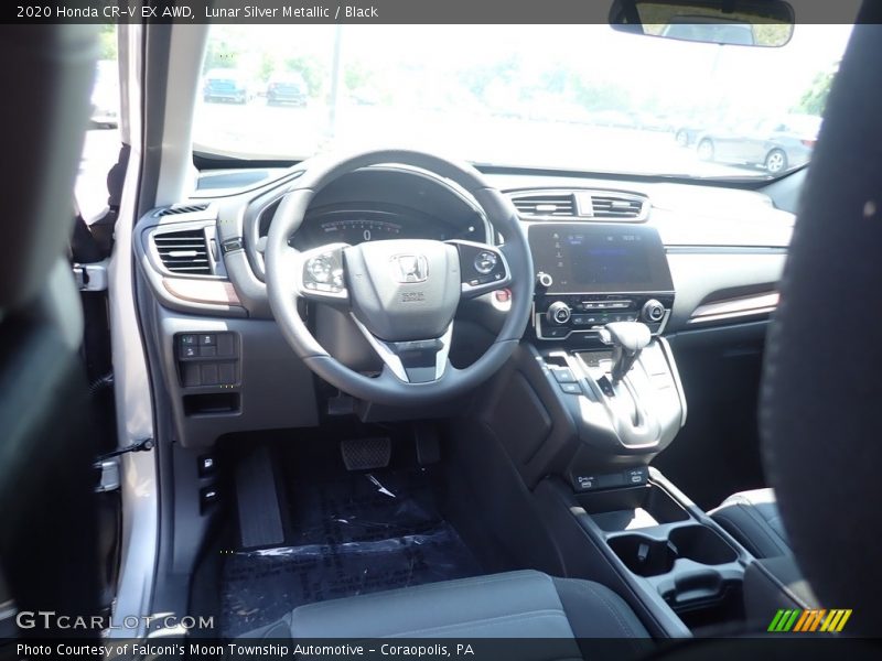 Lunar Silver Metallic / Black 2020 Honda CR-V EX AWD