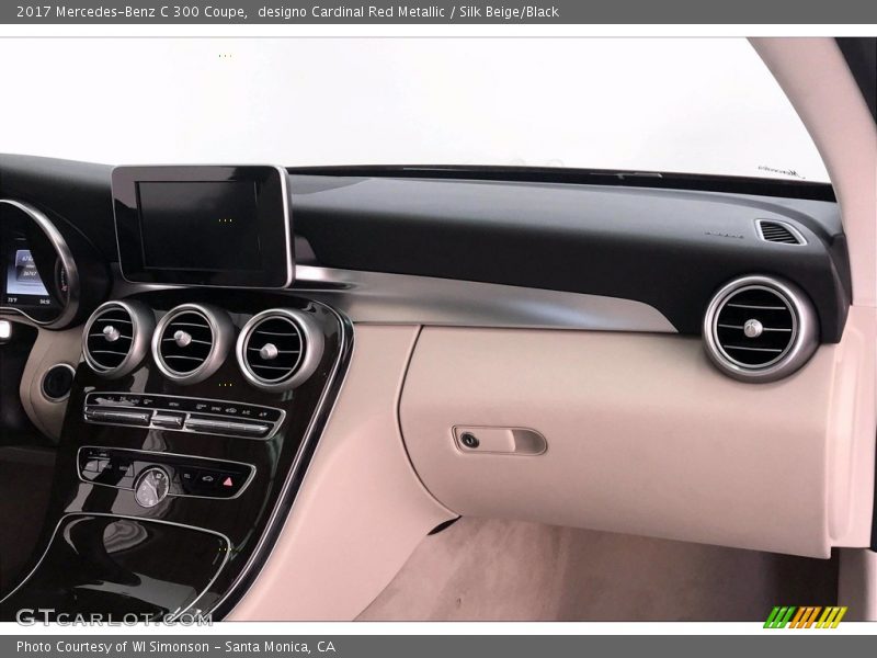 designo Cardinal Red Metallic / Silk Beige/Black 2017 Mercedes-Benz C 300 Coupe