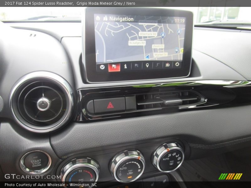 Grigio Moda Meteor Grey / Nero 2017 Fiat 124 Spider Lusso Roadster