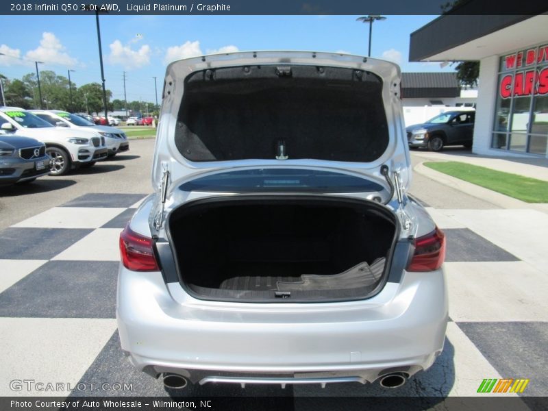 Liquid Platinum / Graphite 2018 Infiniti Q50 3.0t AWD