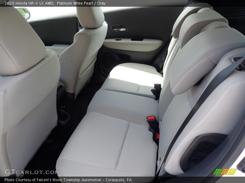 Platinum White Pearl / Gray 2020 Honda HR-V LX AWD