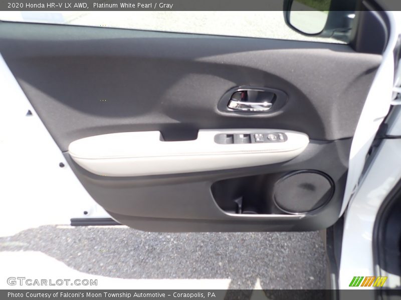 Platinum White Pearl / Gray 2020 Honda HR-V LX AWD