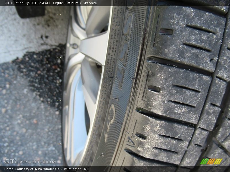 Liquid Platinum / Graphite 2018 Infiniti Q50 3.0t AWD