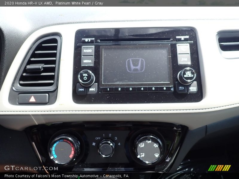 Platinum White Pearl / Gray 2020 Honda HR-V LX AWD