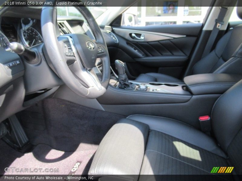 Liquid Platinum / Graphite 2018 Infiniti Q50 3.0t AWD