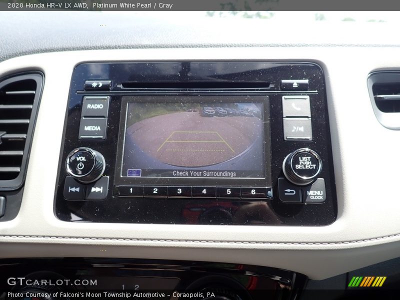 Platinum White Pearl / Gray 2020 Honda HR-V LX AWD