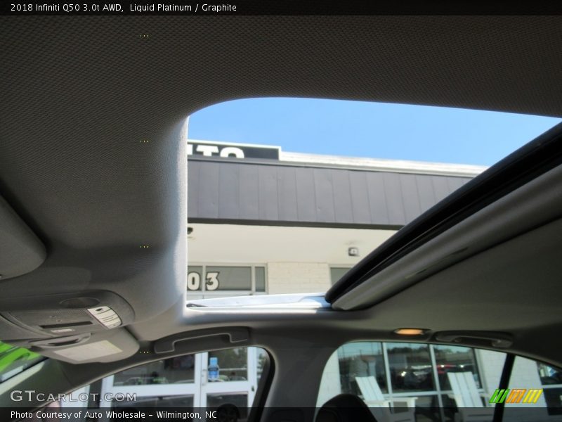 Liquid Platinum / Graphite 2018 Infiniti Q50 3.0t AWD