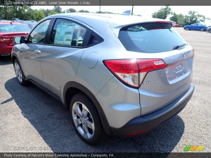 Lunar Silver Metallic / Gray 2020 Honda HR-V LX AWD